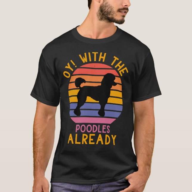 Camiseta Oy com os poodles já (Frente)