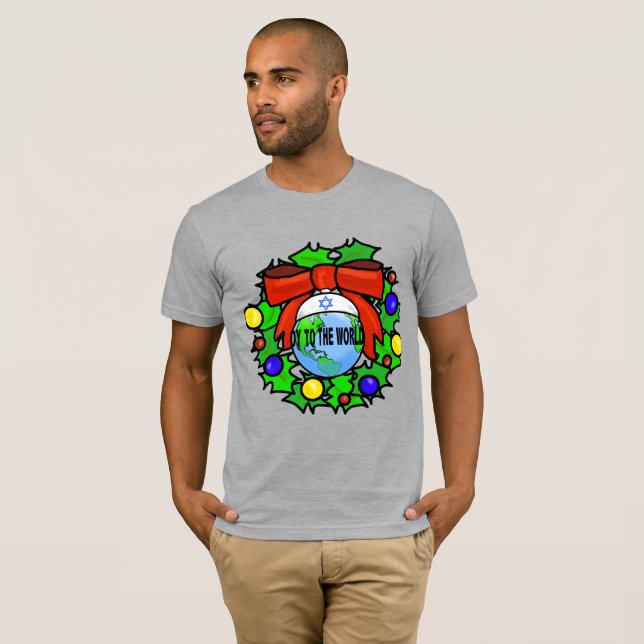 Camiseta Oy To The World Chrismukkah T-Shirt (Frente Completa)
