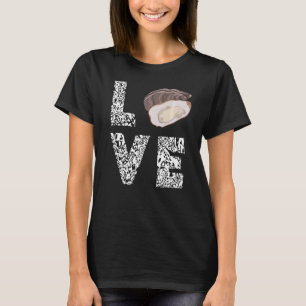 Camiseta Oyster Love Leopard Oyster Shucke Mollusk