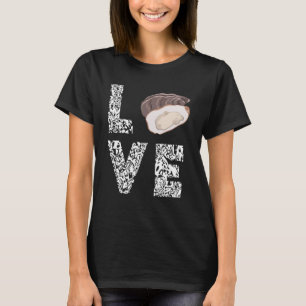 Camiseta Oyster Love Leopard Oyster Shucke Mollusk
