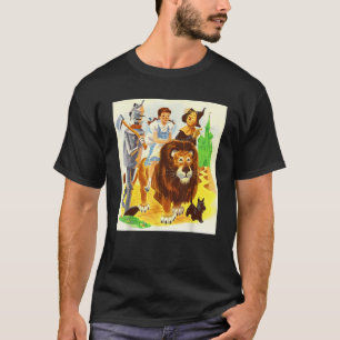 Camiseta OZ Dorothy Toto Espantalho Leão Covarde Homem de L