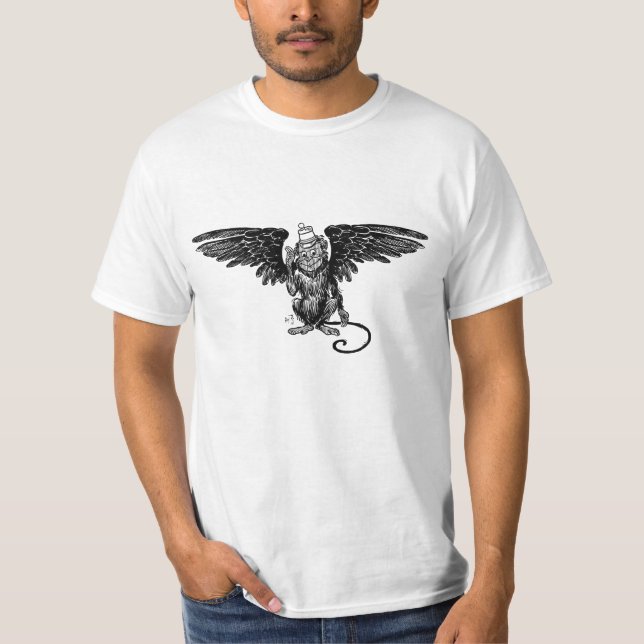 Camiseta Oz - Tee De Macaco Alado (Frente)