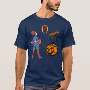 Camiseta Oz Tip, Pumpkinhead e Sawhorse