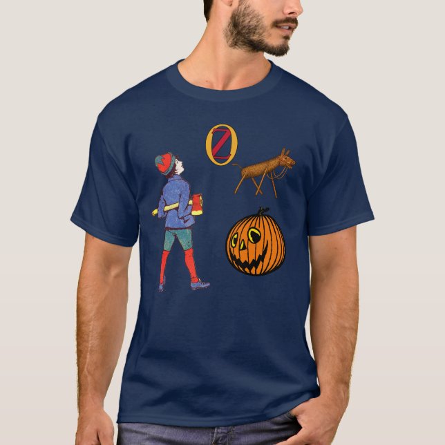 Camiseta Oz Tip, Pumpkinhead e Sawhorse  (Frente)