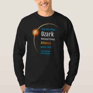 Camiseta Ozark National Forest Ar Total Eclipse Solar 2024