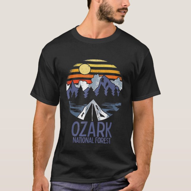 Camiseta Ozark National Forest Arkansas Vacation AR T-Shirt (Frente)
