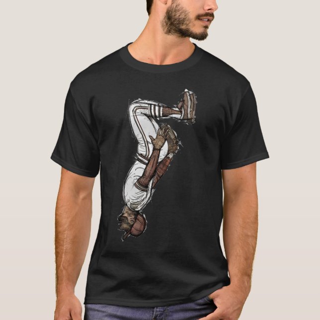Camiseta Ozzie Smith Rua Louis Sketch (Frente)