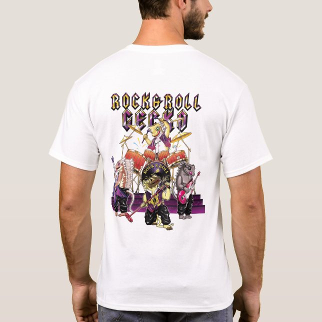 Camiseta Ozzy com a banda (Verso)