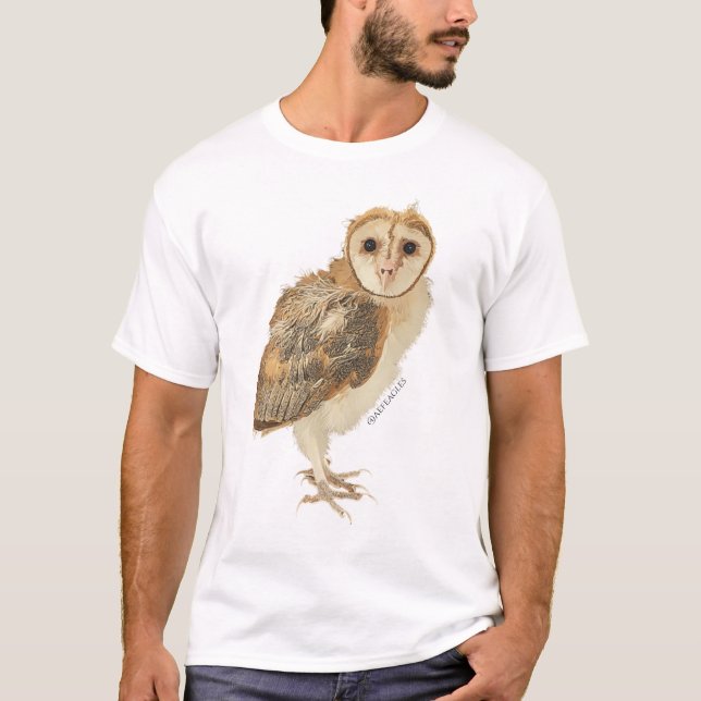 Camiseta Ozzy the Barn Owl T-Shirt (Frente)