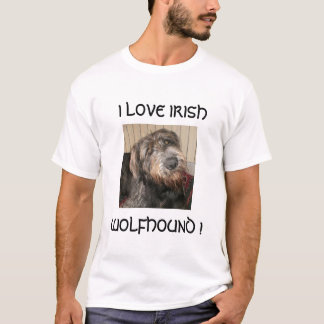 CAMISETA P3030030, I LOVE IRISH, WOLFHOUND!