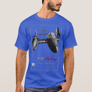 Camiseta P38 Lightning WW2 American Fighter