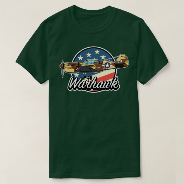 Camiseta P40 Warhawk (Frente do Design)