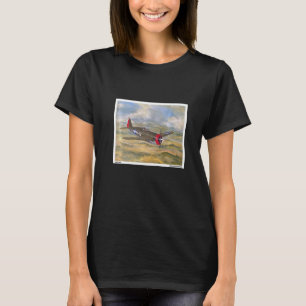 Camiseta P47 Thunderbolt Ww2 Plane Painting Militar
