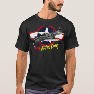 Camiseta P51 Mustang norte-americano