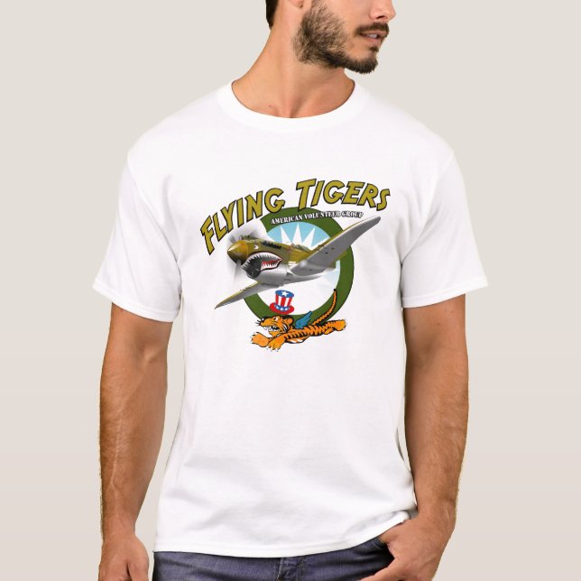 Camiseta P-40 Flying Tigers (Frente)