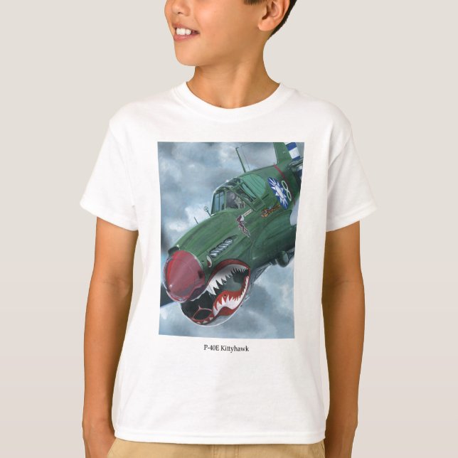 Camiseta P-40 Kitty Hawk (Frente)