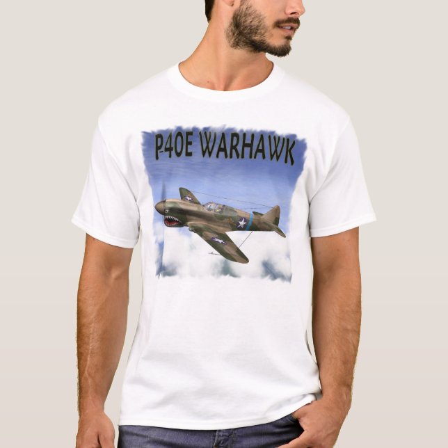 CAMISETA P-40 WARHAWK FLYING TIGERS (Frente)