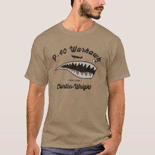 Camiseta P-40 Warhawk Shark Tooth