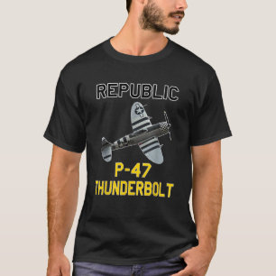 Camiseta P 47 Thunderbolt O Histórico Do Avião Jug WW2