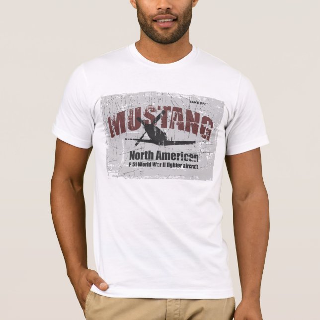 Camiseta P-51 Mustang (Frente)
