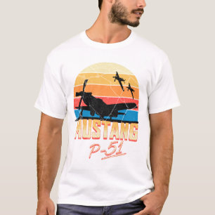 Camiseta P-51 Mustang Warbird - Piloto de presentes