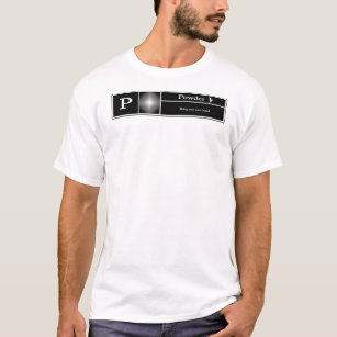 Camiseta P avaliado para o pó - snowboarding