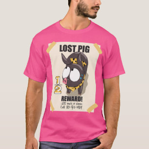 Camiseta P-Chan Ryoga Lost Pig - Ranma 12