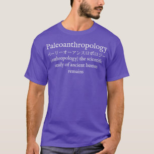 Camiseta P Conversão de Antropologia Paleoantropologia Kata
