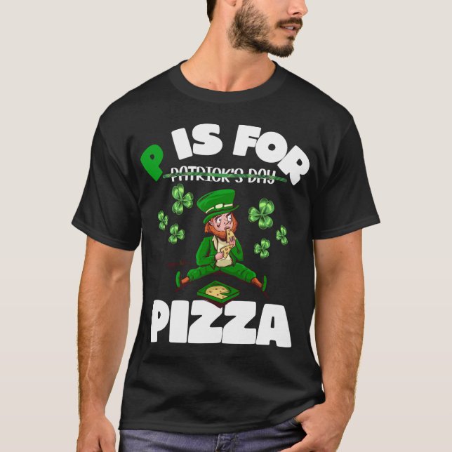 Camiseta P É Destinado A Pizza Engraçado Pizza Pizza Pizza  (Frente)