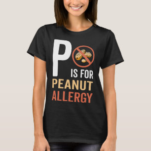 Camiseta P É Para Alergia A Peanut