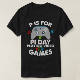 Camiseta P é para jogar Videos games