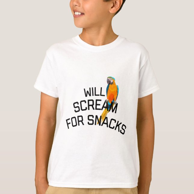 Camiseta P é para o papagaio (Frente)