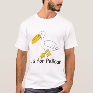 Camiseta P é para o pelicano