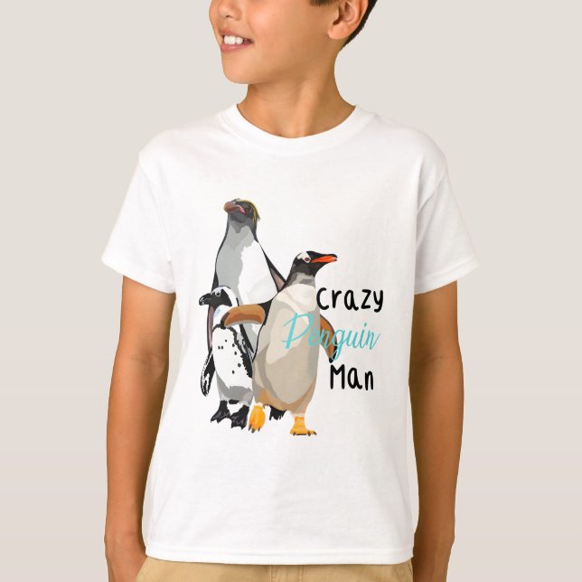 Camiseta P é para o Pinguim (Frente)