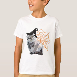 Camiseta P é para Pallas Cat Halloween