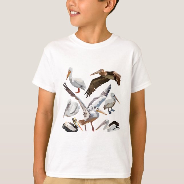 Camiseta P é para Pelican (Frente)