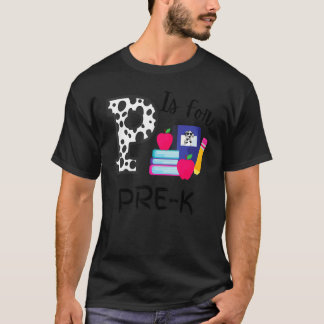 Camiseta P É Para Professor De Pré K Dálmata Primeiro Dia D