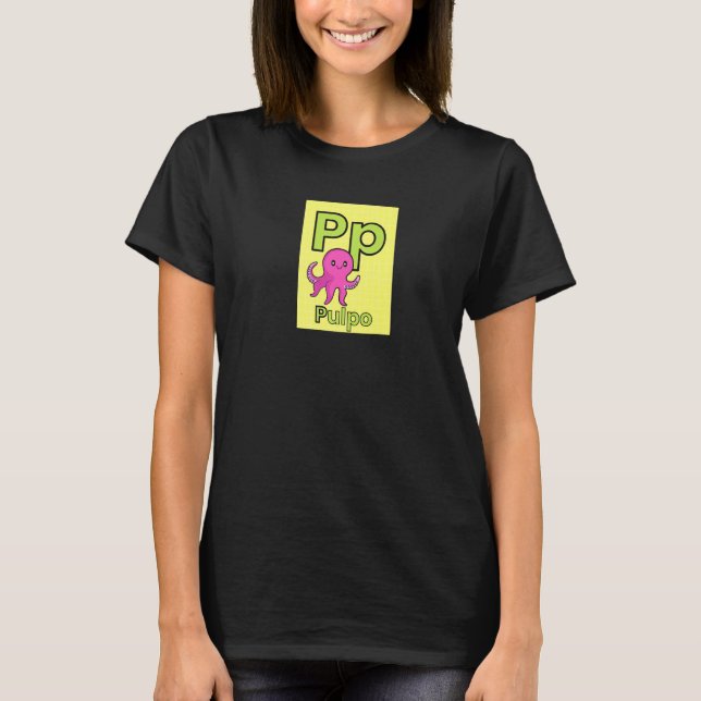 Camiseta P É Para Pulpo (Frente)