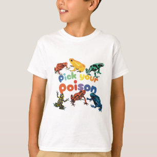 Camiseta P é para Sapo de Poison Dart