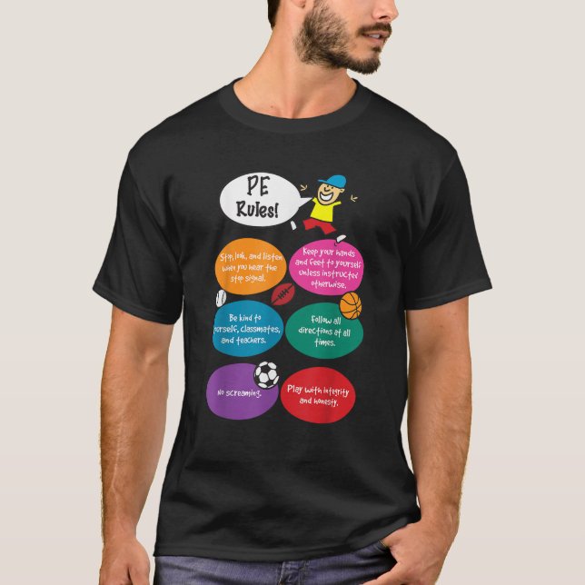 Camiseta P E Regulamentação Professora de Educação Física P (Frente)