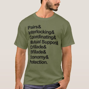 Camiseta P.I.C.M.D.E.E.P. Acrônimo de Arma Militar de Máqui