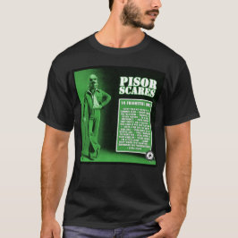 Camiseta P.I.S.O.R. SCARES 2013 Cavalheiros Criam T-Shirt