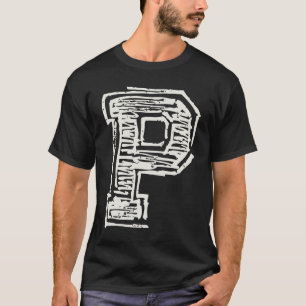 Camiseta P na fonte atlética Vintage