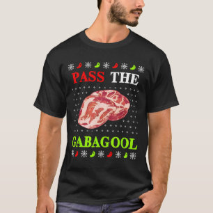 Camiseta P O Gabagool Tackeou O Natal Feio Para Mulheres Ma