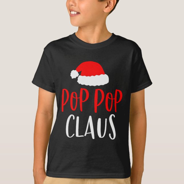 Camiseta P P Claus Shirt Funny Christmas Pajamas Pjs Grandp (Frente)