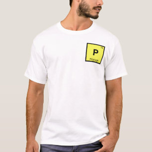 Camiseta P - Pittsburgh Pensilvânia Símbolo Químico