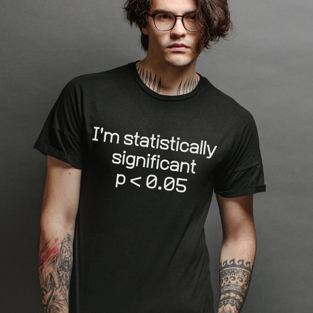 Camiseta P Valor I é Estatisticamente Significativo p < 0,0 (Criador carregado)