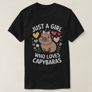 Camiseta PA47 - Apenas para Capybaras Lovers Pet Capybara C