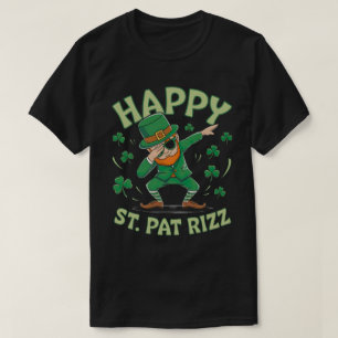 Camiseta PA55 - Happy Rizz Irish Shamrock para a Rua Patric