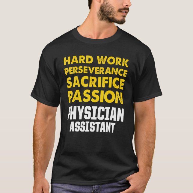 Camiseta Pa Certificado de Sacrifício Assistente Médico (Frente)
